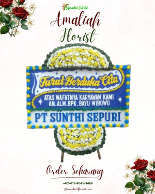 Papan Bunga Duka di Tanah Kampung